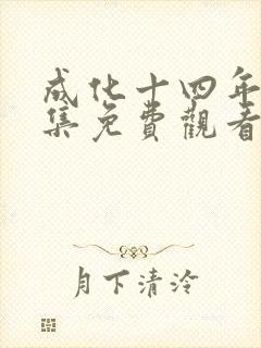 成化十四年26集免费观看