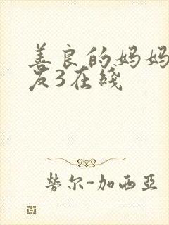 善良的妈妈的朋友3在线封面