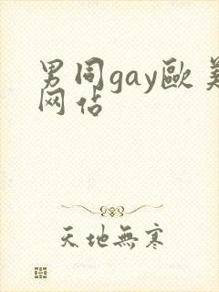 男同gay欧美网站