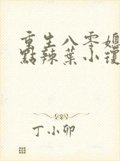 重生八零媳妇有点辣叶小琼