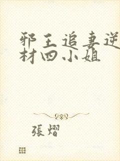 邪王追妻逆天废材四小姐