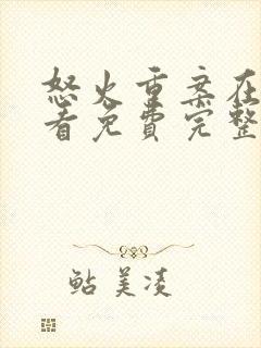 怒火重案在线观看免费完整版国语版封面