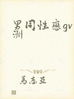 男同性恋gv亚洲