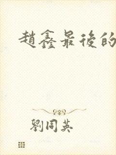 赵鑫最后的结局