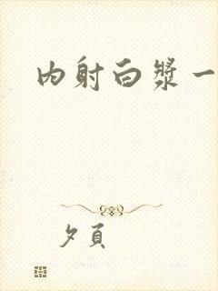 内射白浆一区封面