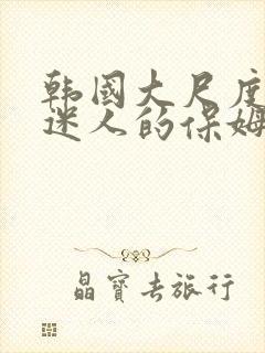 韩国大尺度电影迷人的保姆封面