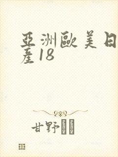 亚洲欧美日韩国产18封面