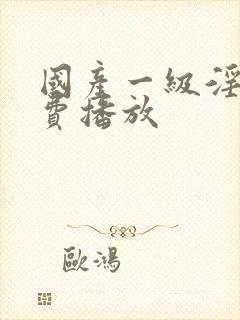 国产一级淫片免费播放