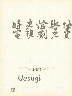 时光恰与他正好电视剧免费观看