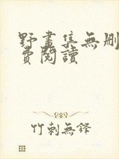 野画集无删减免费阅读