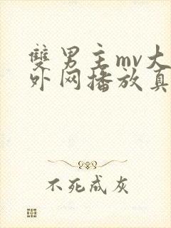 双男主mv大片外网播放真人版