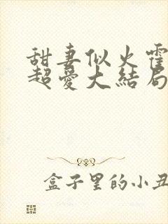 甜妻似火霍爷他超爱大结局