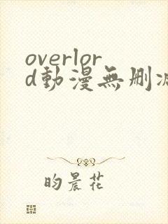 overlord动漫无删减在线播放全集