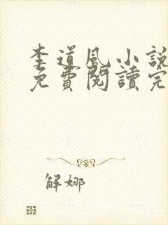 李道风小说全文免费阅读完结