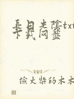 长日光阴txt下载网盘