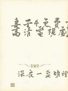 妻子4免费完整高清电视剧看封面