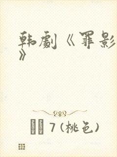 韩剧《罪影猎杀》