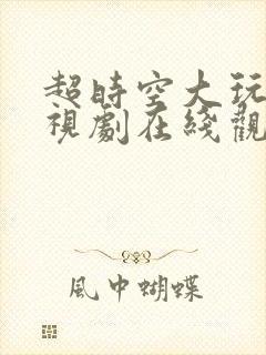 超时空大玩家电视剧在线观看完整版免费封面