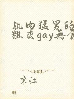 肌肉猛男的大巨粗爽gay无套