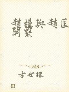 赵构与赵匡胤的关系