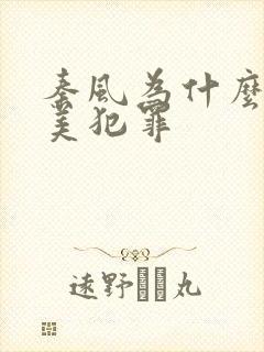 秦风为什么要完美犯罪