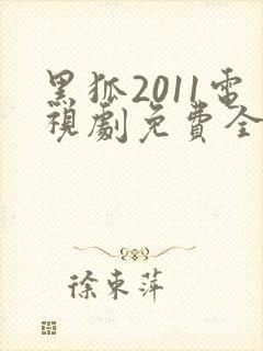 黑狐2011电视剧免费全集在线观看