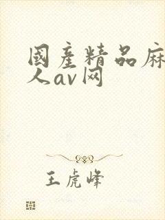 国产精品麻豆成人av网