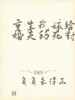 重生我嫁给了未婚夫的死对头