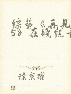 综艺《再见爱人5》在线观看全集