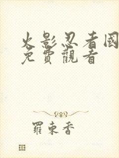 火影忍者国语版免费观看