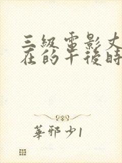 三级电影丈夫不在的午后时光封面