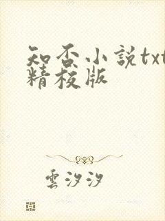 知否小说txt精校版