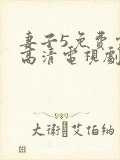 妻子5免费完整高清电视剧在线观看封面