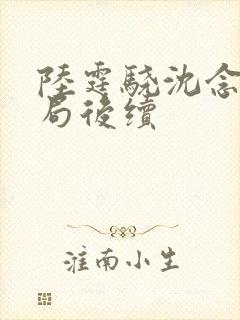 陆霆骁沈念大结局后续封面