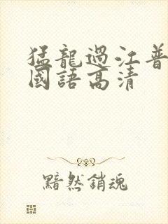 猛龙过江普通话国语高清封面