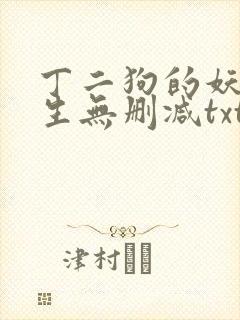 丁二狗的妖孽人生无删减txt封面