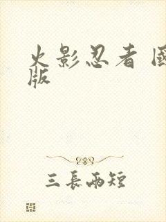 火影忍者 国语版封面