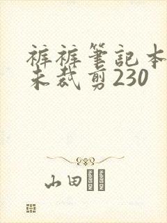 裤裤笔记本韩版未裁剪230