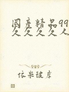 国产精品99久久久久久人