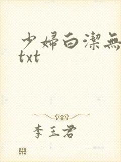 少妇白洁无删减txt