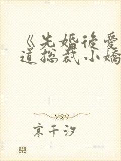 《先婚后爱:霸道总裁小娇妻》小说