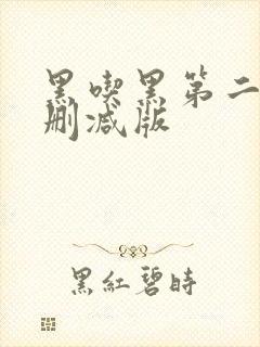 黑吃黑第二季未删减版封面