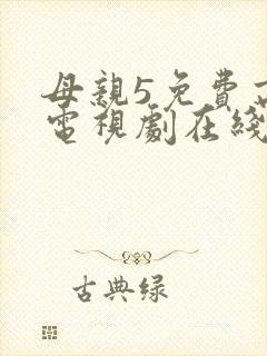 母亲5免费高清电视剧在线封面