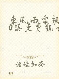 东风雨电视剧40集免费观看视频大全