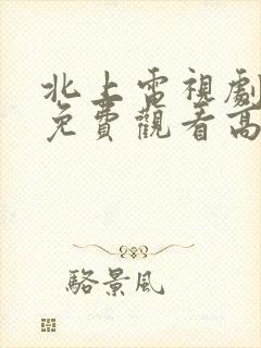 北上电视剧全集免费观看高清封面