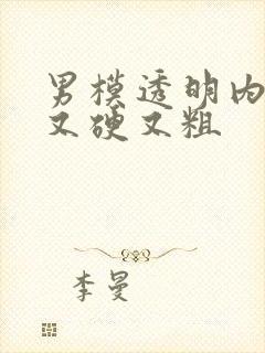 男模透明内裤里又硬又粗