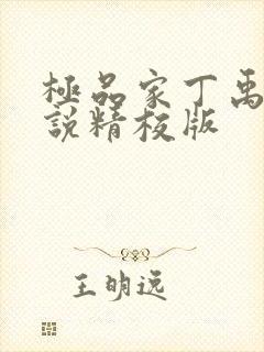 极品家丁禹岩小说精校版