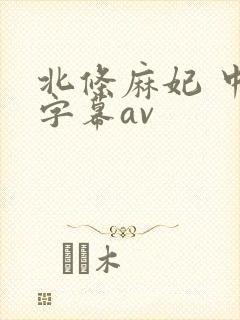 北条麻妃 中文字幕av