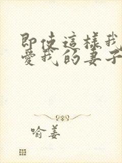即使这样我依然爱我的妻子动漫封面