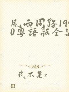 风雨同路1990粤语版全集在线观看